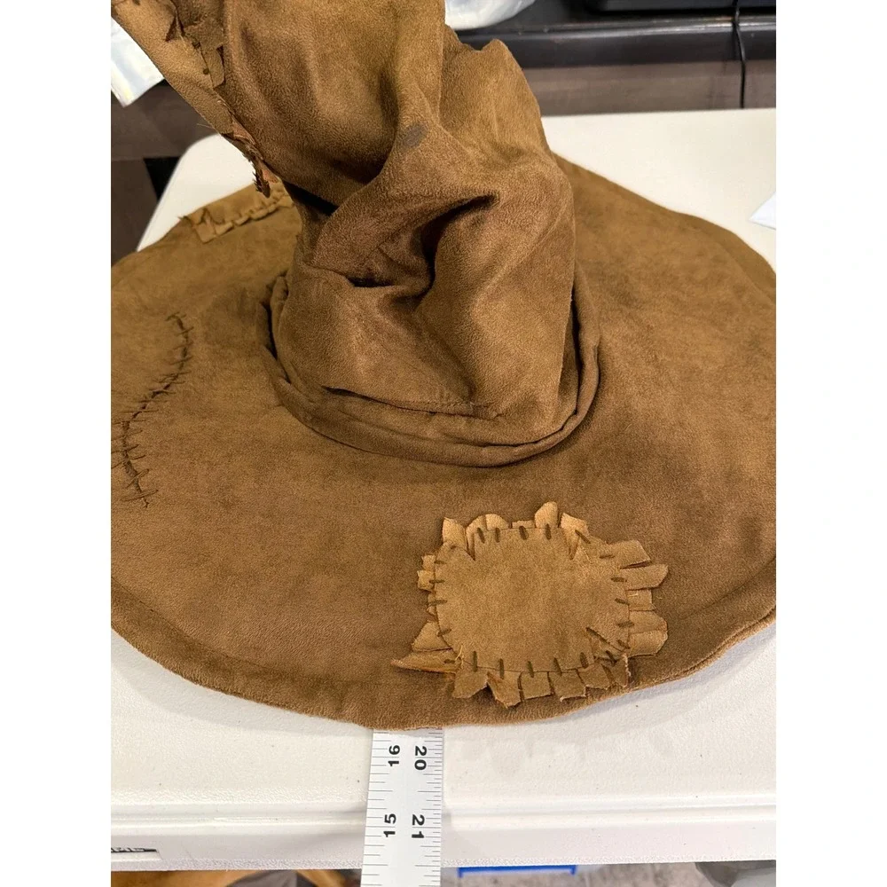 Harry Potter Sorting Hat Costume Accessory Brown Faux Suede Eloped